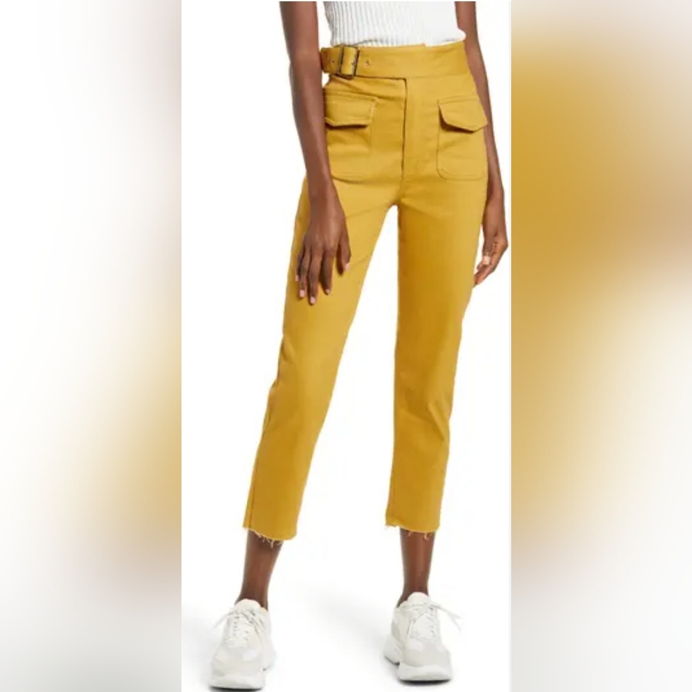 J.O.A Belted Pants fringe bottom New with OUT tag 💥💥SALE
